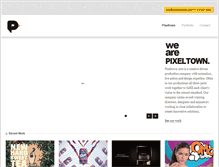 Tablet Screenshot of pixeltownarts.com